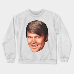 Glen Campbell / Retro 70s Style Fan Design Crewneck Sweatshirt